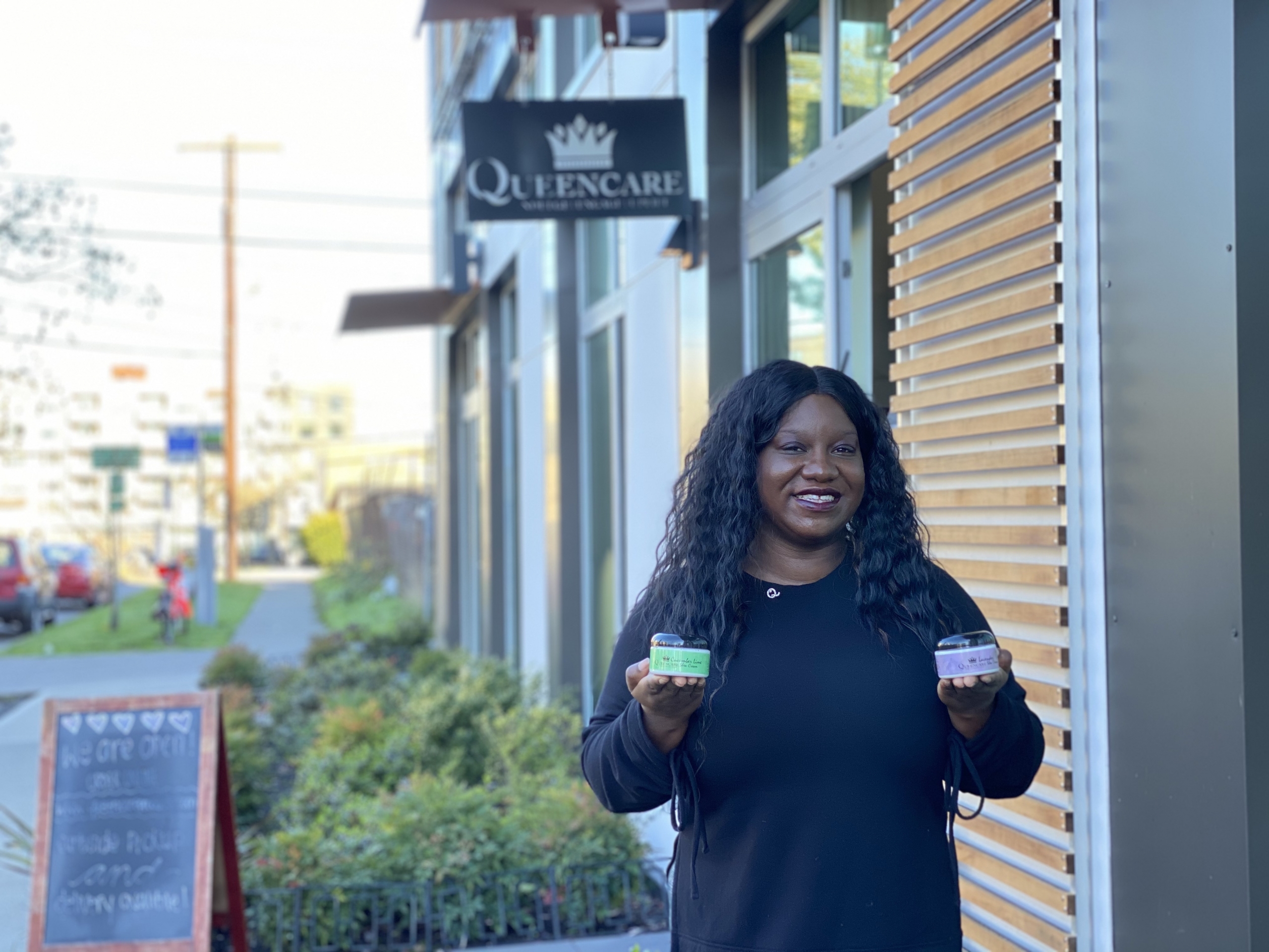 QueenCare founder, Monika Matthews