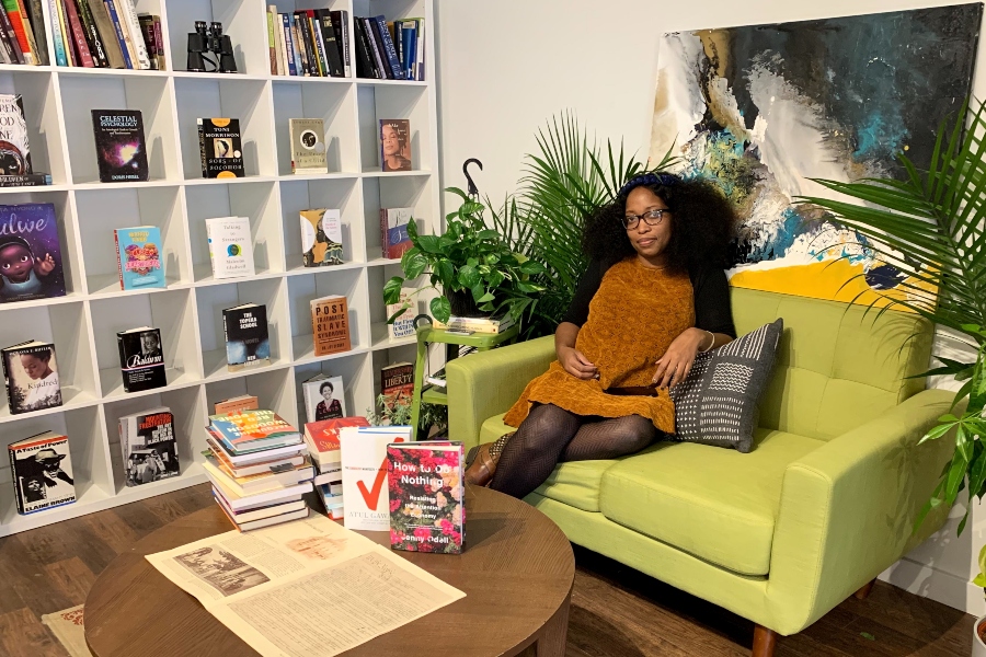 Harriet's Bookshop owner
