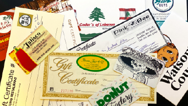Gift Certificates for Small Businesses