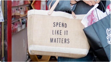 Intentional shopping bag