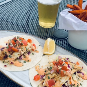 Salty Blue Fish + Chips