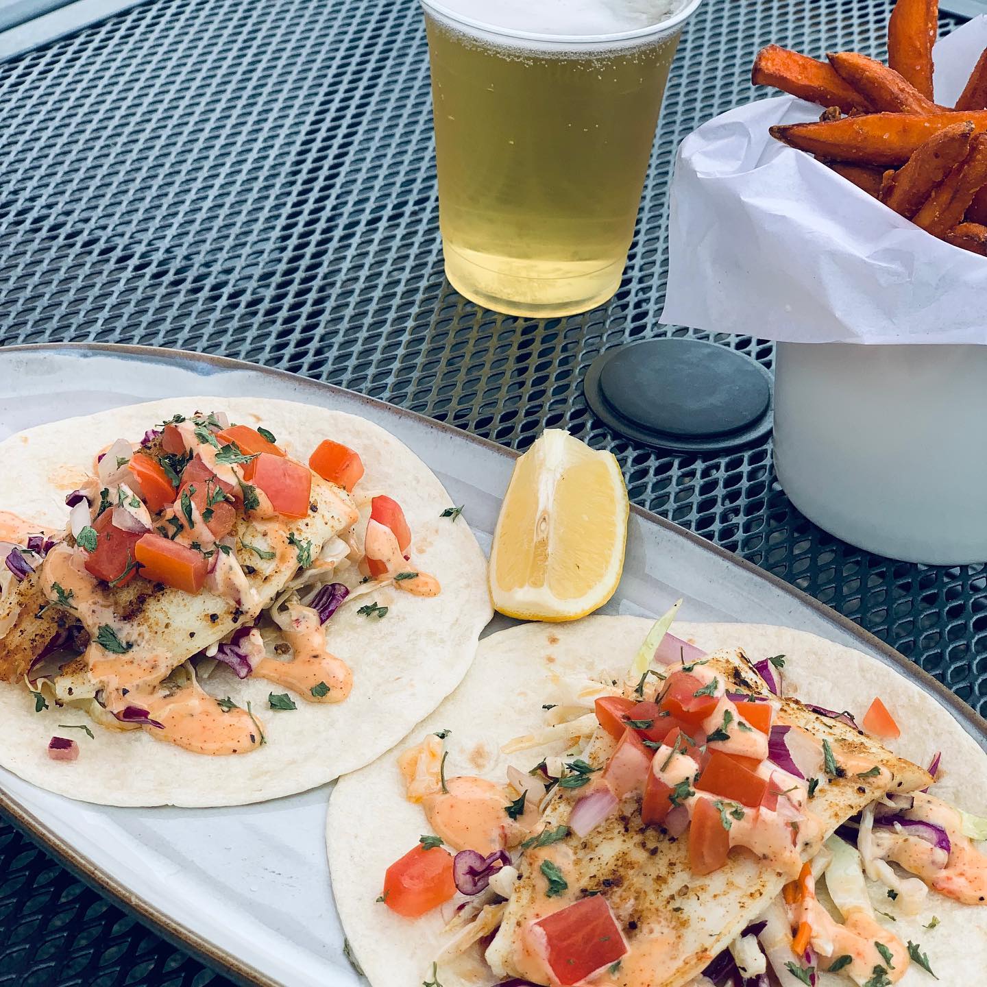 Salty Blue Fish + Chips