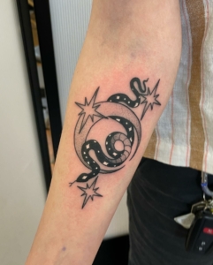 Diving Swallow Tattoo