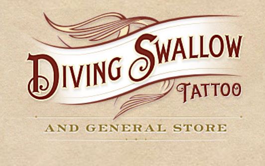 Diving Swallow Tattoo