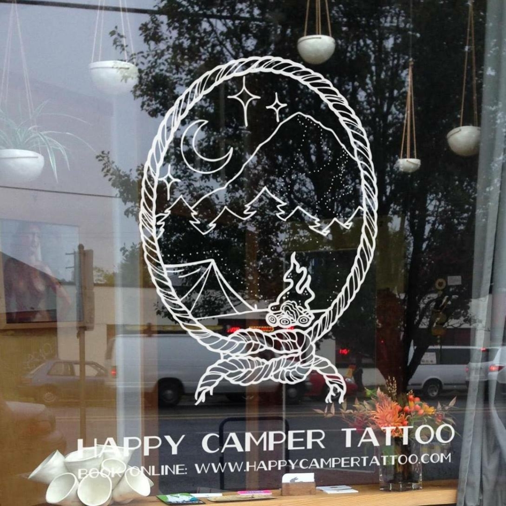 Happy Camper Tattoo