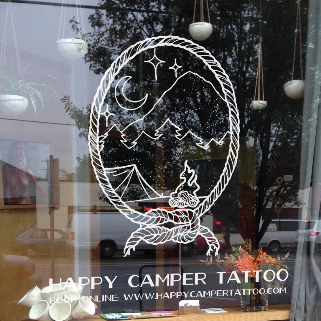 Happy Camper Tattoo