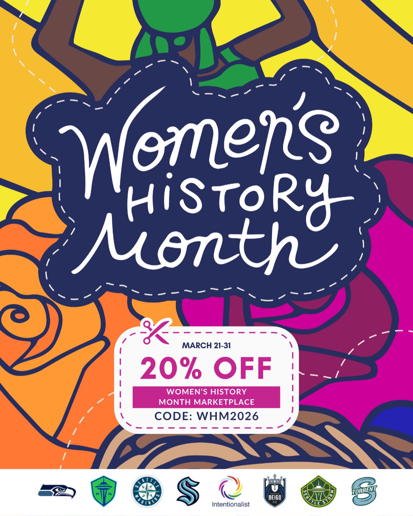#SPENDLIKEITMATTERS & SAVE ✨
Thanks to the generous support of our partners, enjoy a special 20% DISCOUNT on gift certificates and products from woman-owned businesses in our #womenshistorymonth Marketplace!
Stock up on gift certificates and items from your favorite businesses, or try something new! Either way, enjoy 20% off your purchase. Use code “WHM2026” at checkout.
Head to our Women’s History Month Marketplace (link in our bio) for big savings through the end of March.
⭐️ Bonus: The cost of discounts are always covered by our partners so that it NEVER impacts the bottom line of participating businesses.
🎨: @shayla.ad