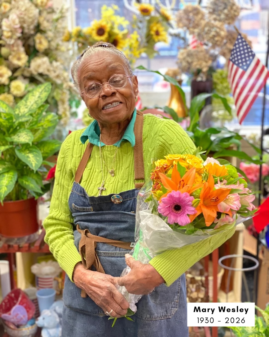Remembering Mary Wesley 💐 

For more than forty years, Miss Mary shared her love and talent for floral arrangement with her community, first opening Flowers Etc. at 23rd & Jackson in 1984, which relocated as Flowers Just 4-U at 23rd & Cherry in 2018.

We count ourselves among the many whom Miss Mary inspired and delighted over the years.

Please share your memories of Miss Mary ❤️

#spendlikeitmatters #seattlesmallbusiness #centraldistrictseattle