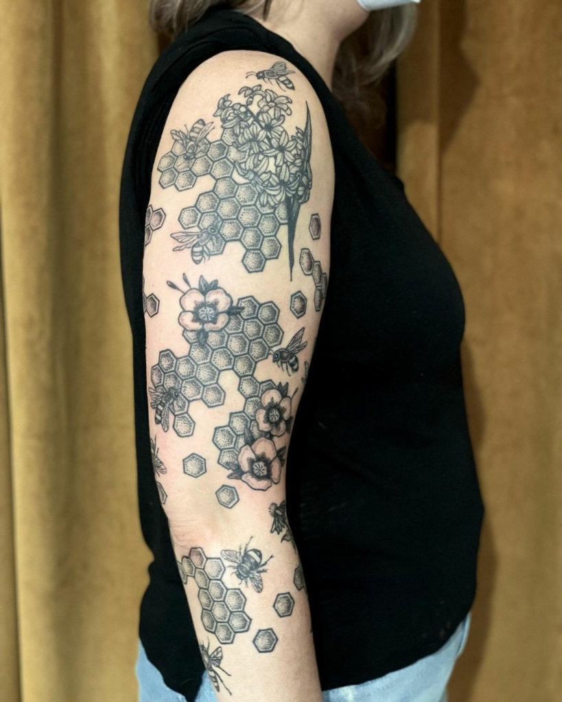 A tattoo from The New Moon Studio