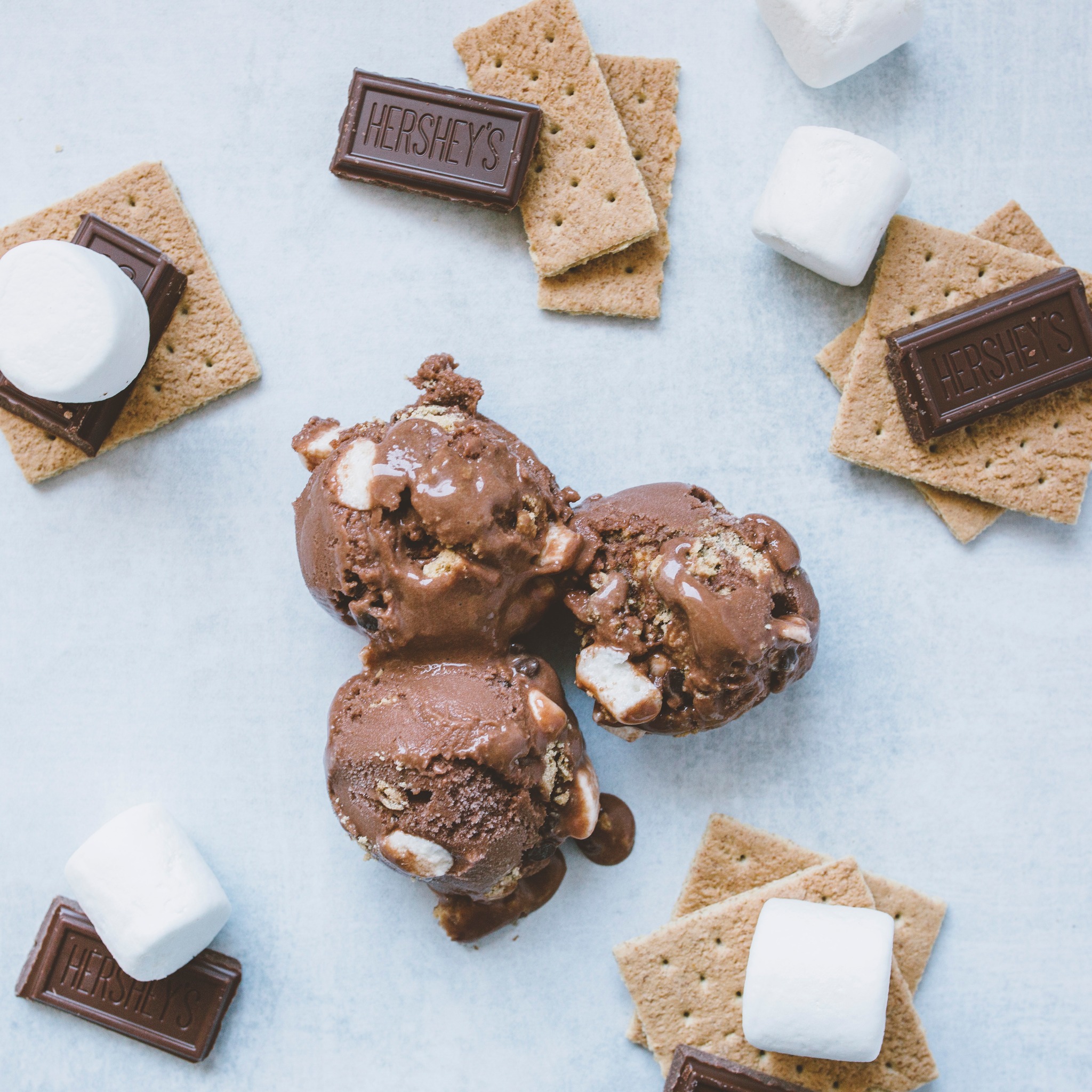 S'mores ice cream from Bliss Small Batch Creamery