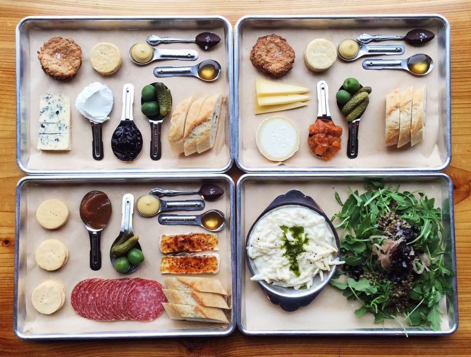 An array of snacks from Cheese and Crack Snack Shop