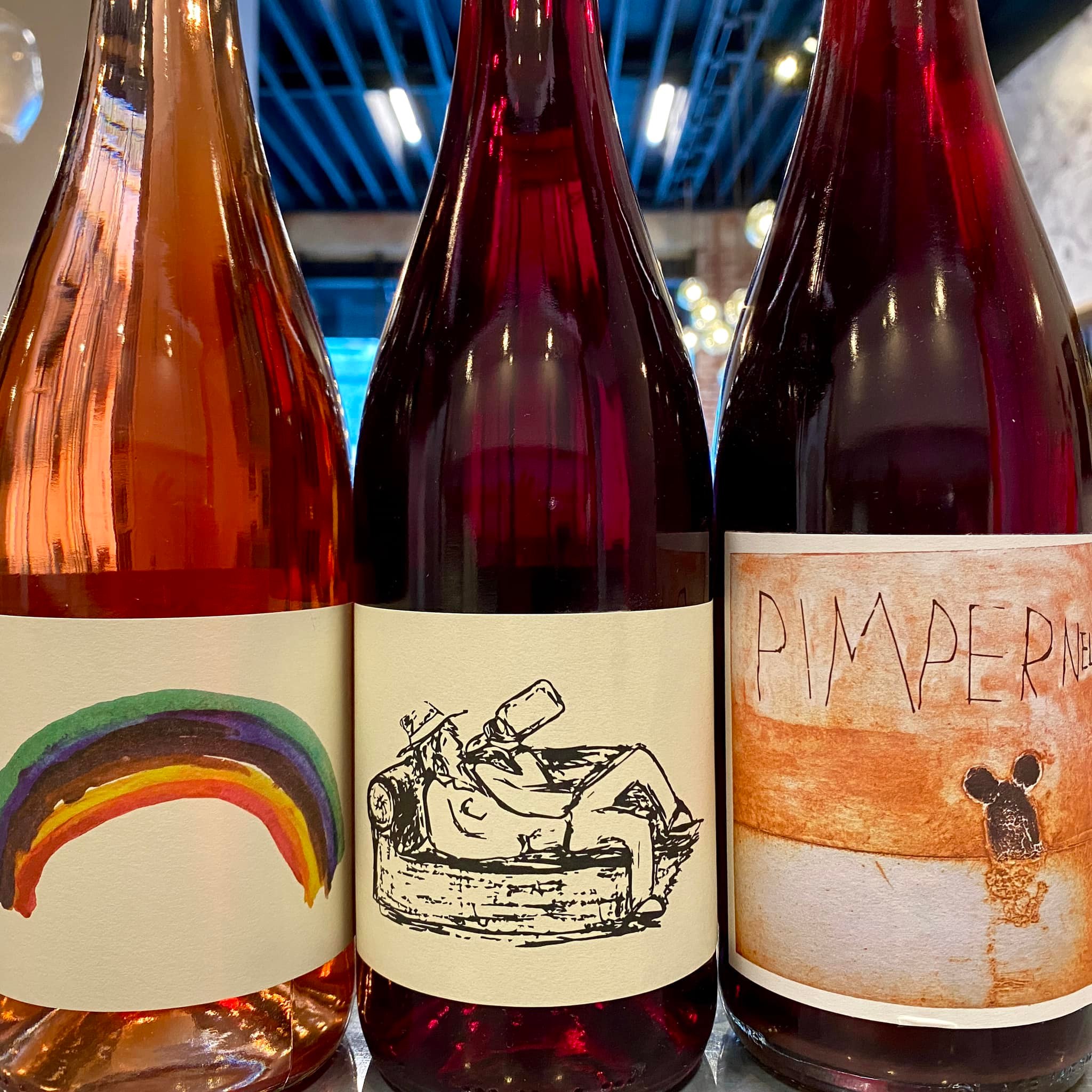 Bottles of wine from Minimo