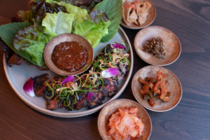 Food at WeRo Korean Kitchen