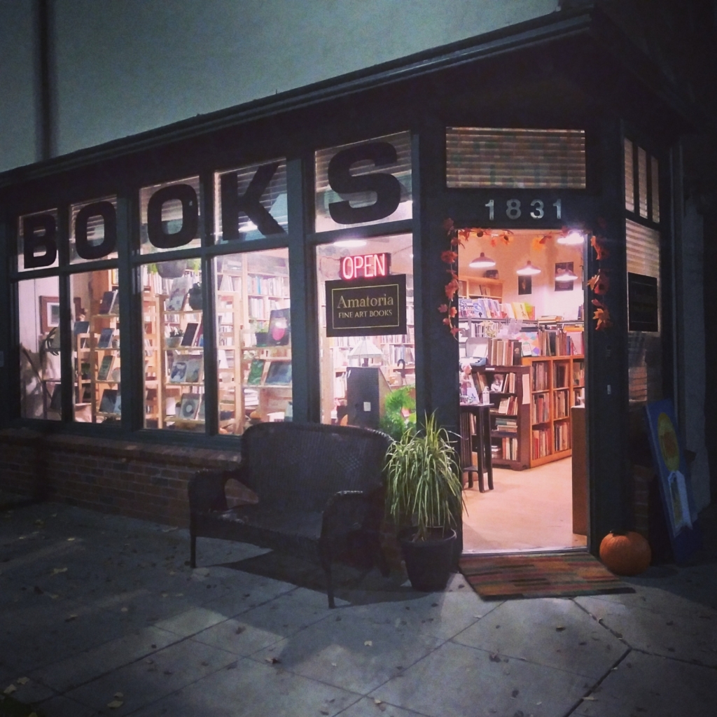 The exterior of Amatoria Fine Art Books