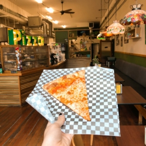 A slice of Atlas Pizza