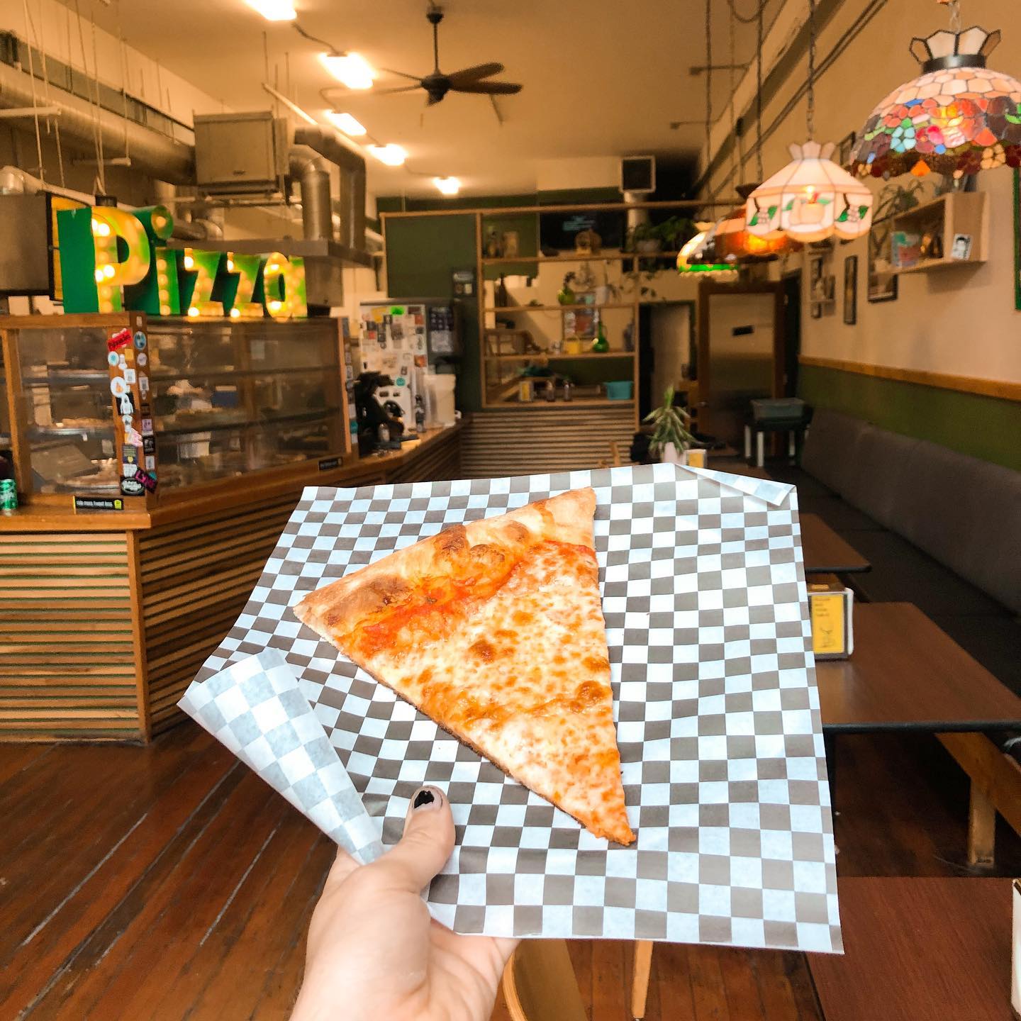 A slice of Atlas Pizza