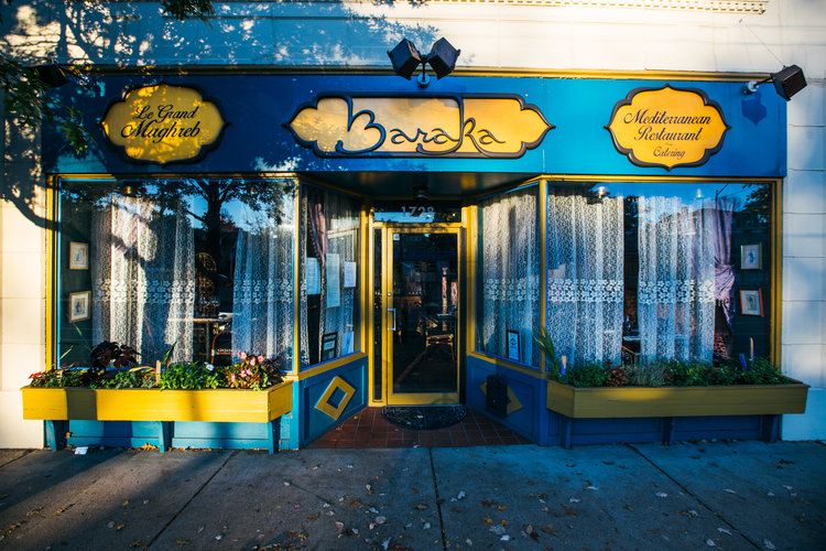 The outside of Baraka Cuisine