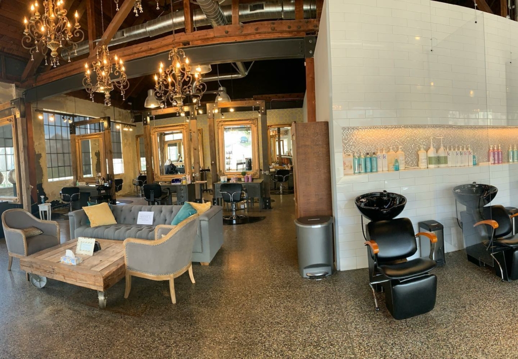 The inside of Baroque Salon