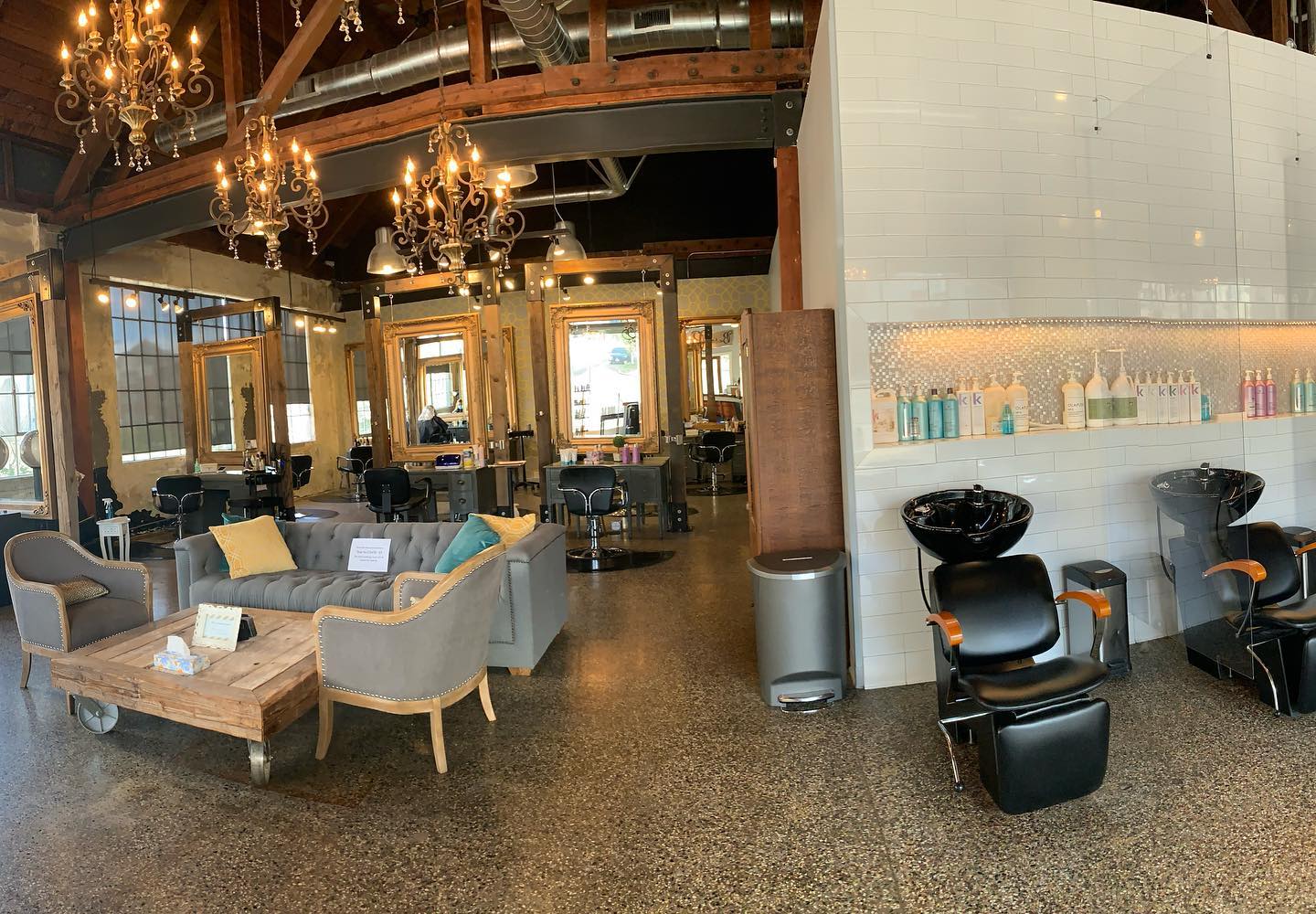 The inside of Baroque Salon