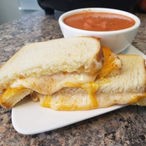 A meal from Cafe Azure