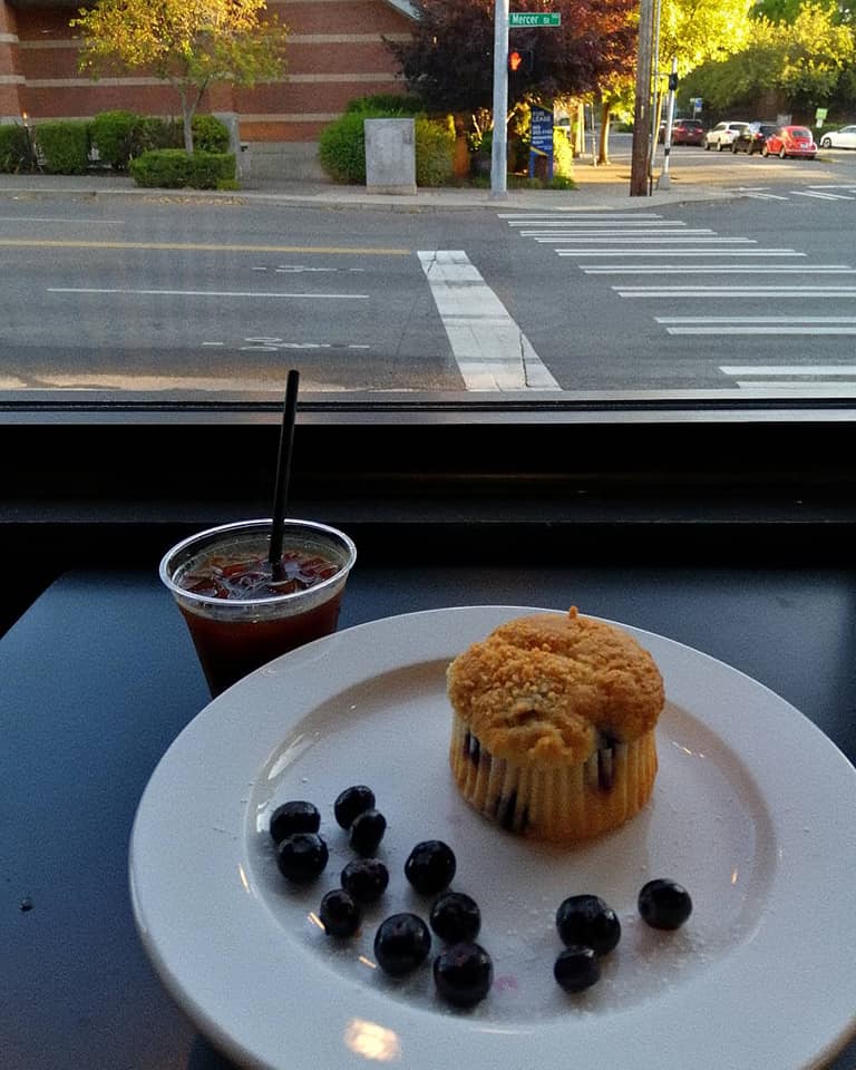 A muffin from Caffé Zingaro