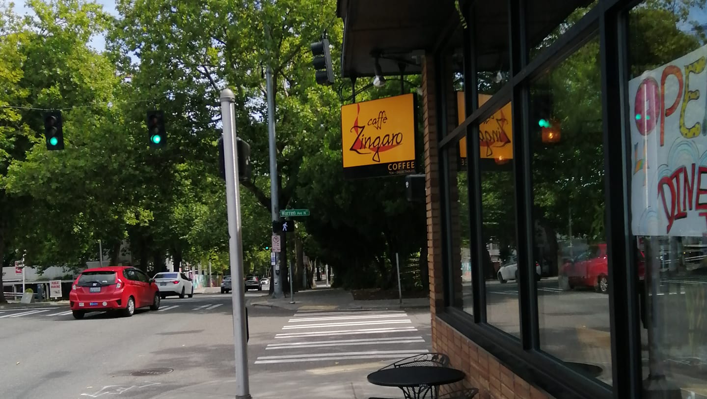 Caffé Zingaro's exterior