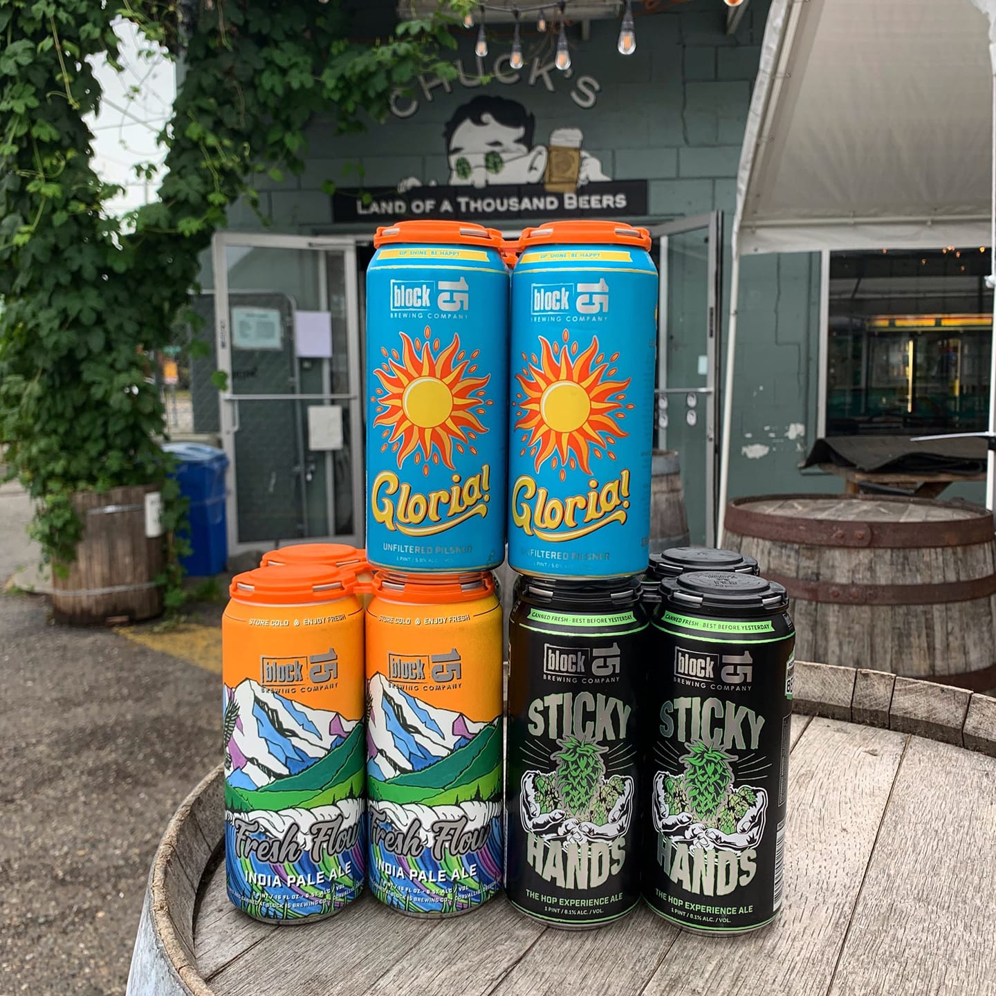 Beer from Chuck's Hop Shop