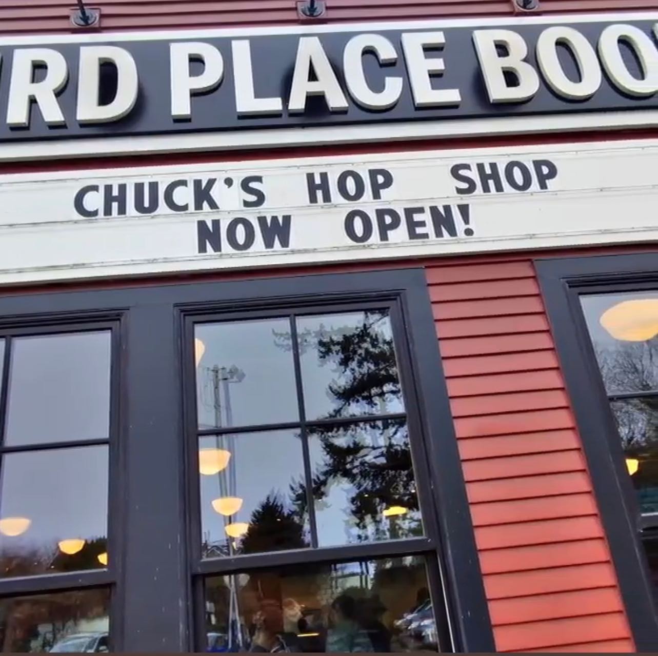 The exterior of Chuck's Hop Shop in Seward Park