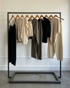 A rack of clothes from Cocobolo