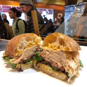 A sandwich from Darwin's Ltd.