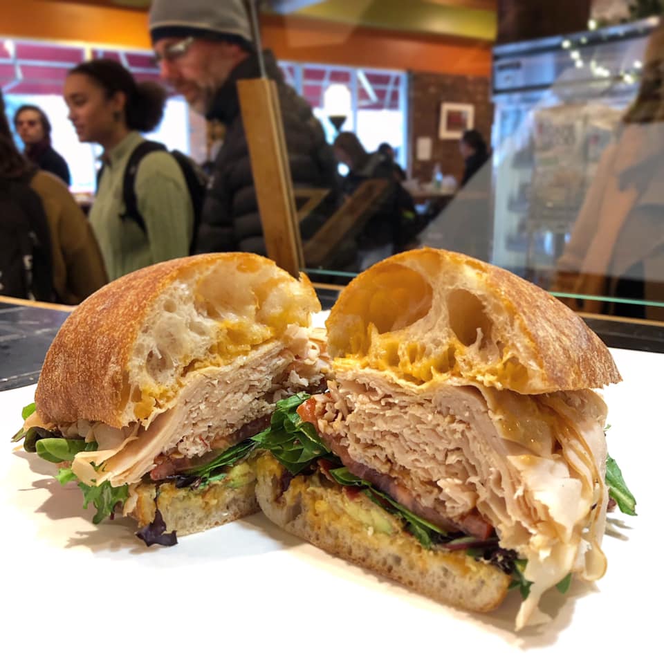 A sandwich from Darwin's Ltd.