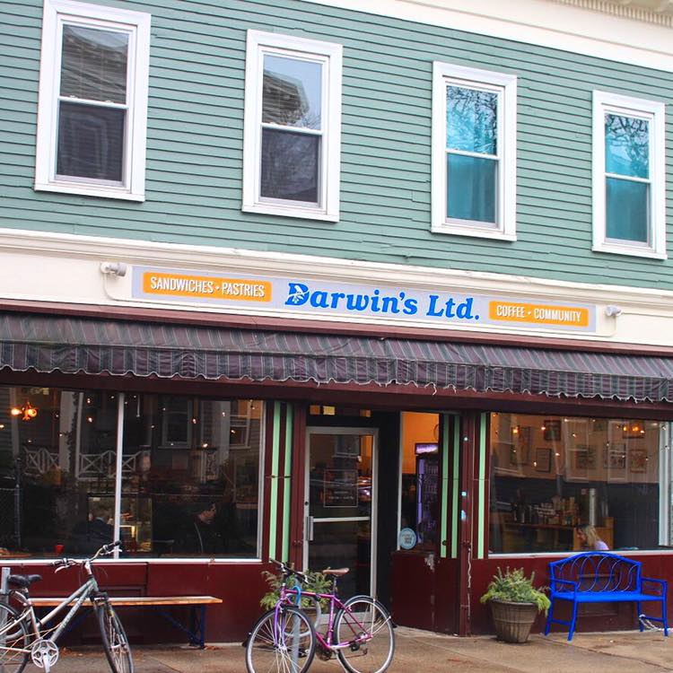The outside of Darwin's Ltd.