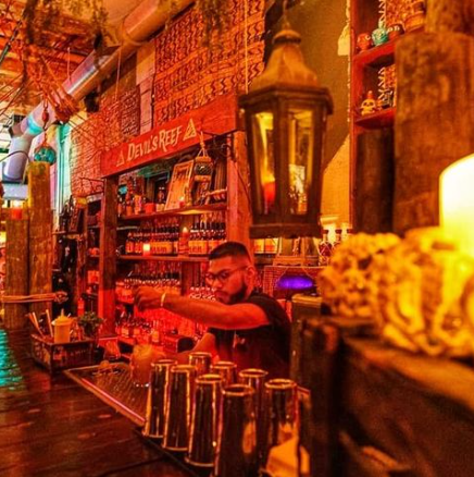 The bar at Devil's Reef