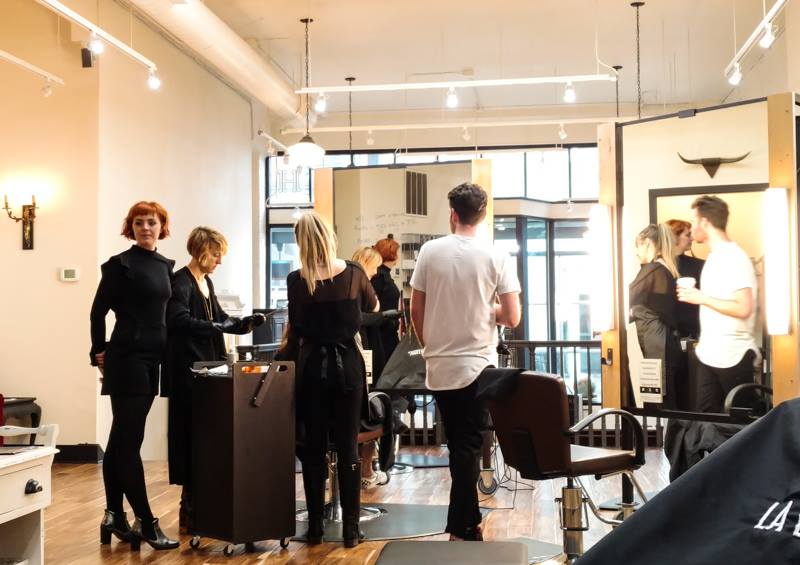 The interior of Embellish Multispace Salon