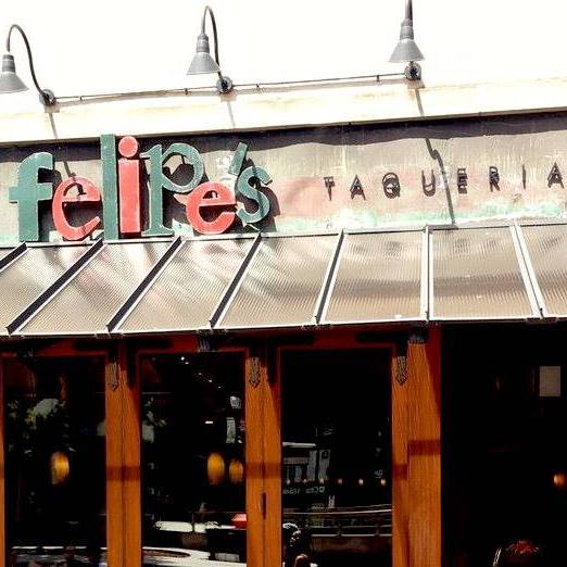The outside of Felipe's Taqueria