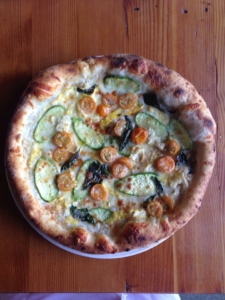 Pizza from Lovely's Fifty Fifty