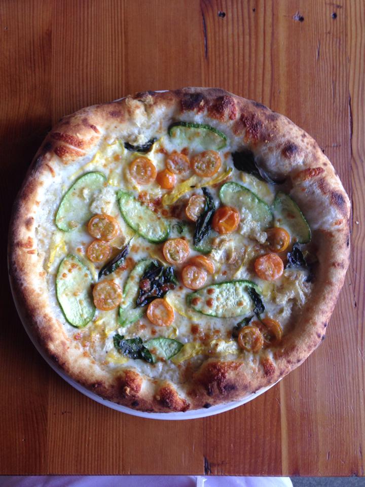 Pizza from Lovely's Fifty Fifty