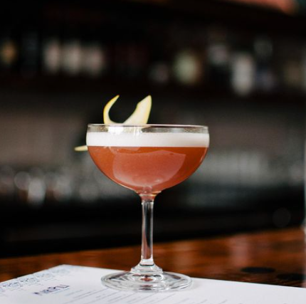 A drink from MariPili Tapas Bar