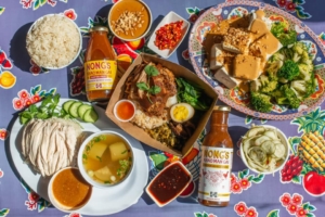 Food from Nong's Khao Man Gai