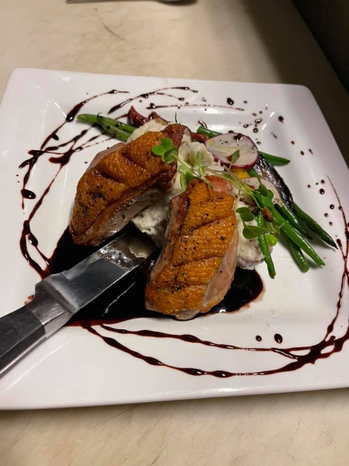 A dish from Over The Moon Cafe