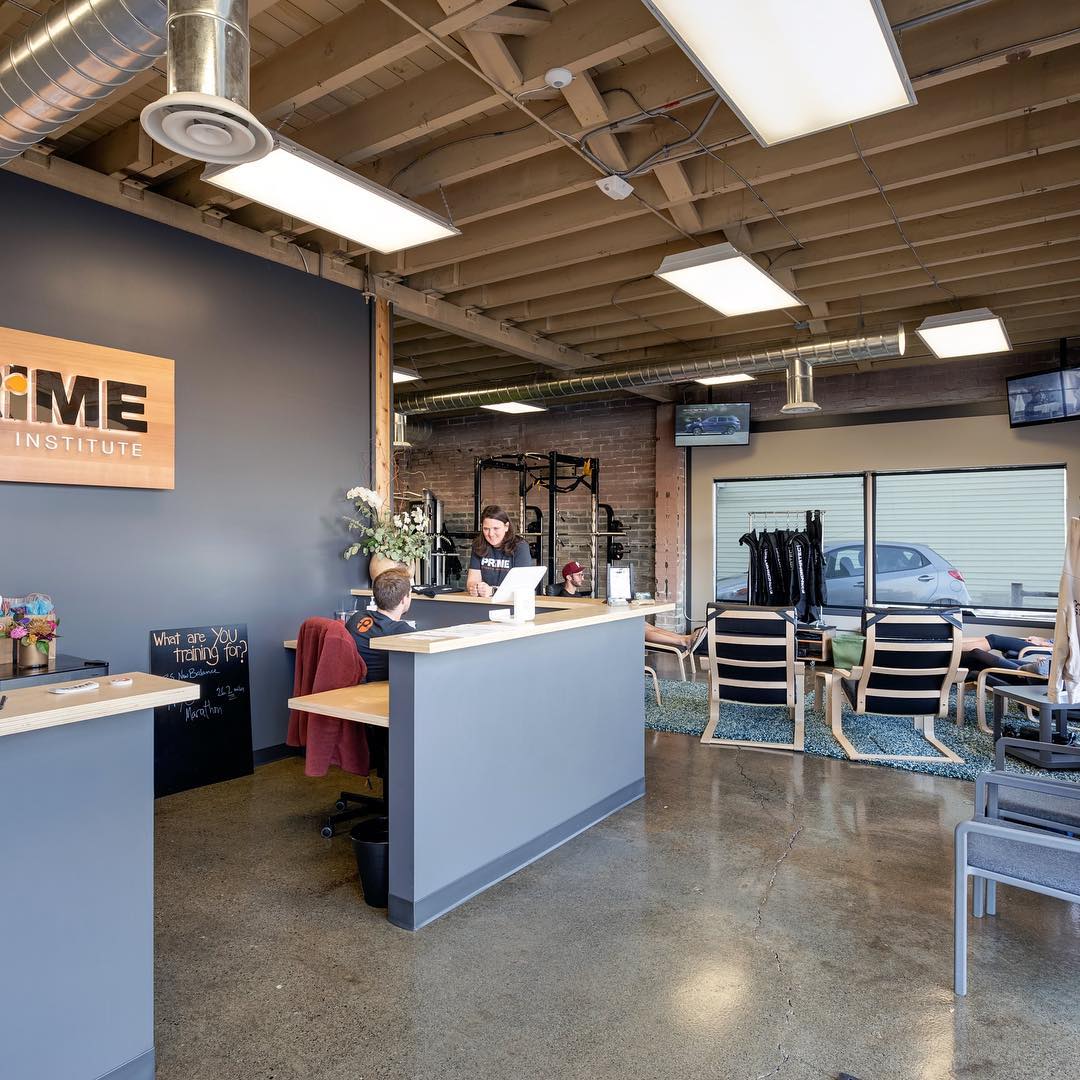 The lobby of Prime Sports Institute