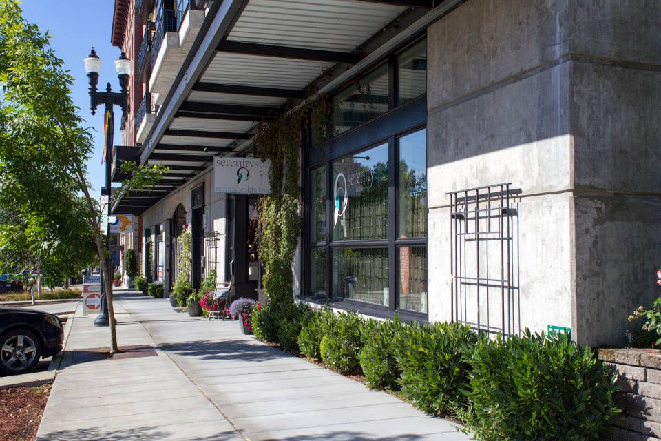 The outside of Serenity Spa & Natural Health Clinic