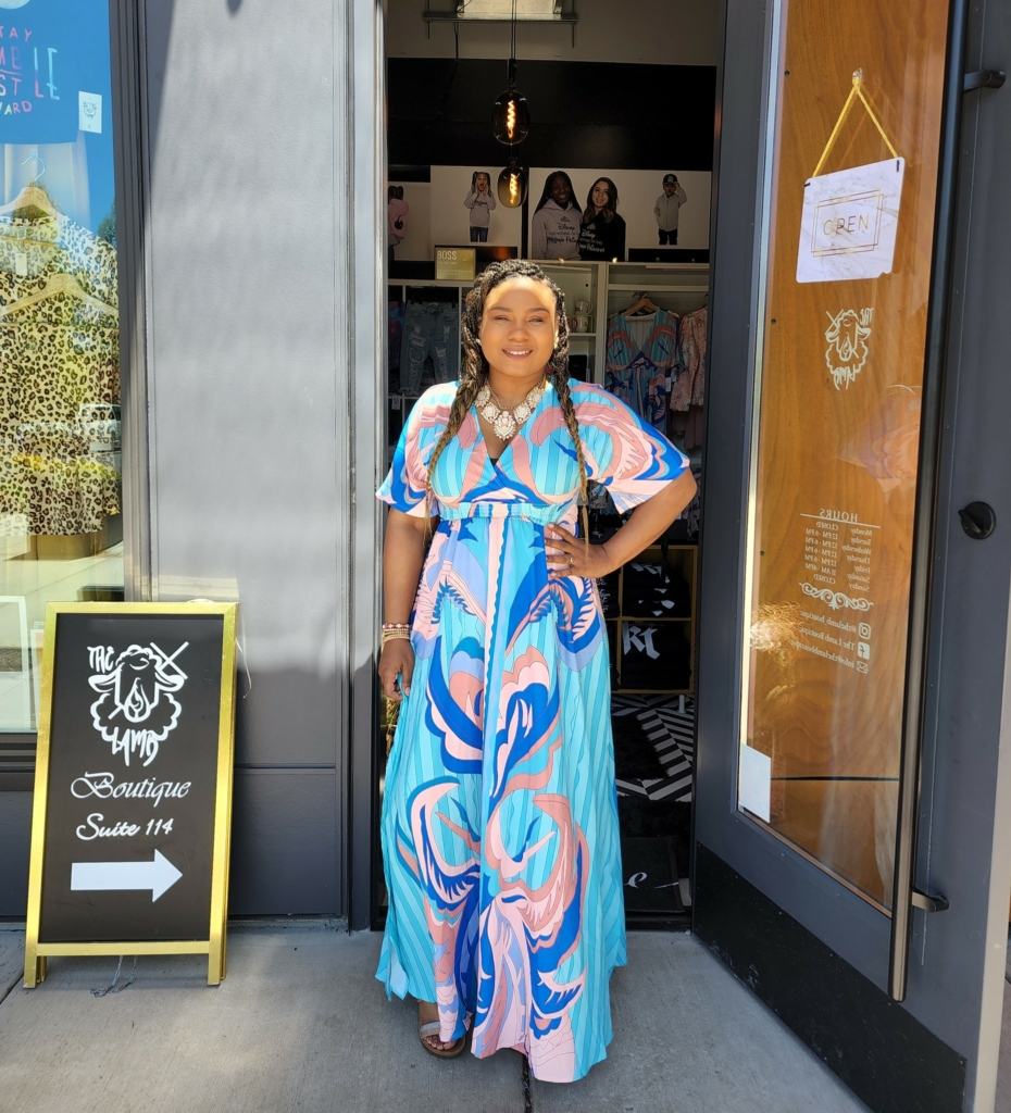 Outside of The Lamb Boutique