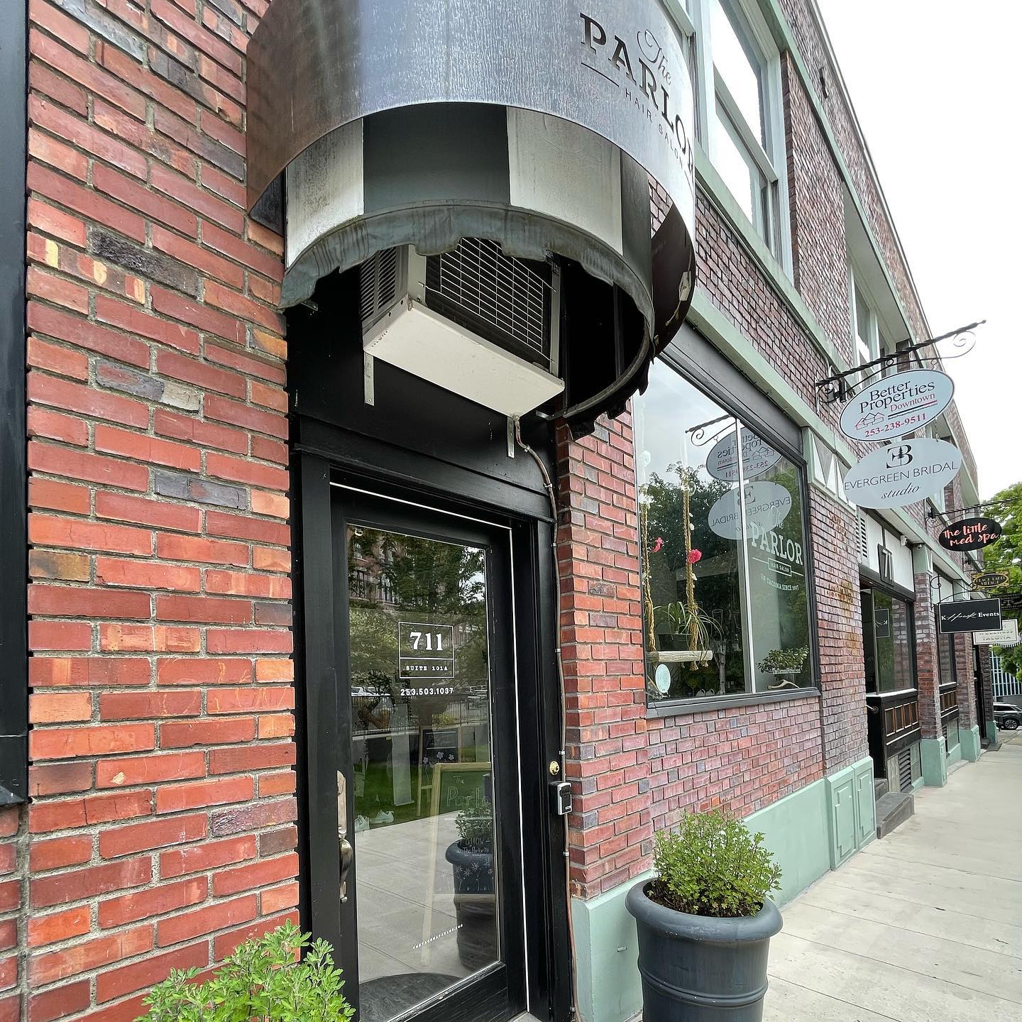 The outside of The Parlor