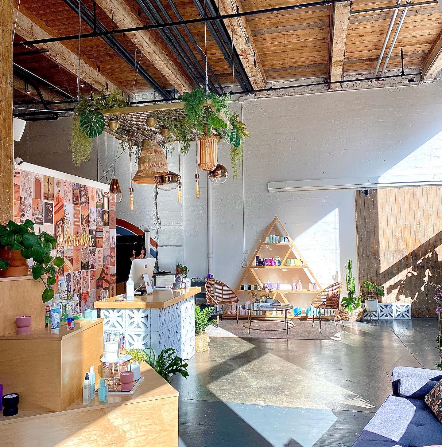 The inside of Union Salon