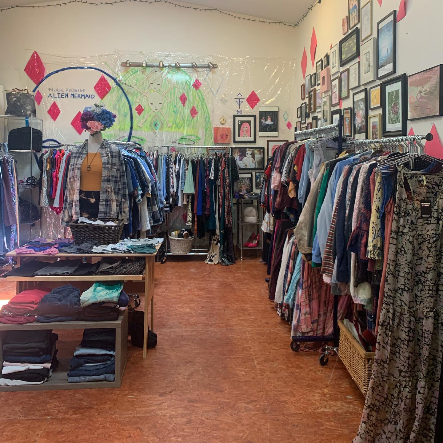 Interior of store