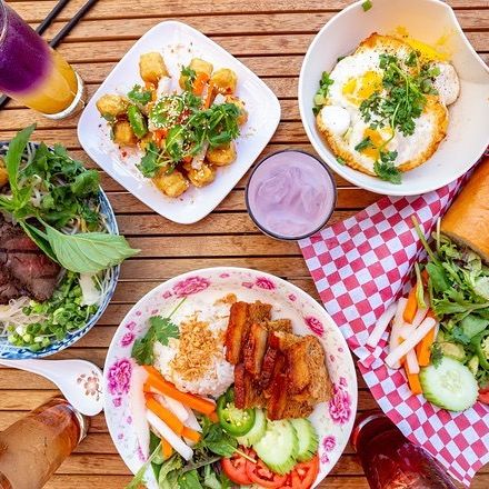 Vietnamese take-out dishes