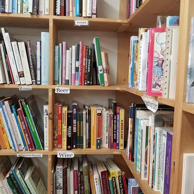 Interior bookshelves