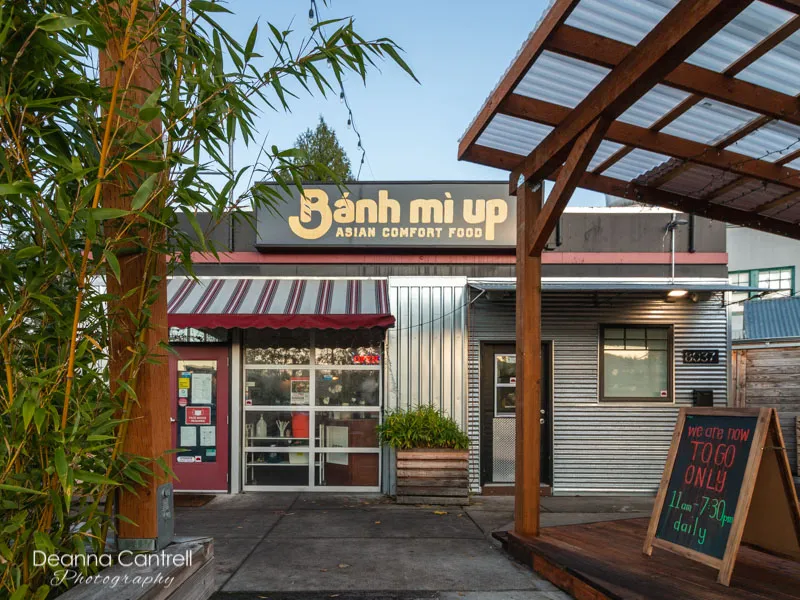 Exterior of restaurant