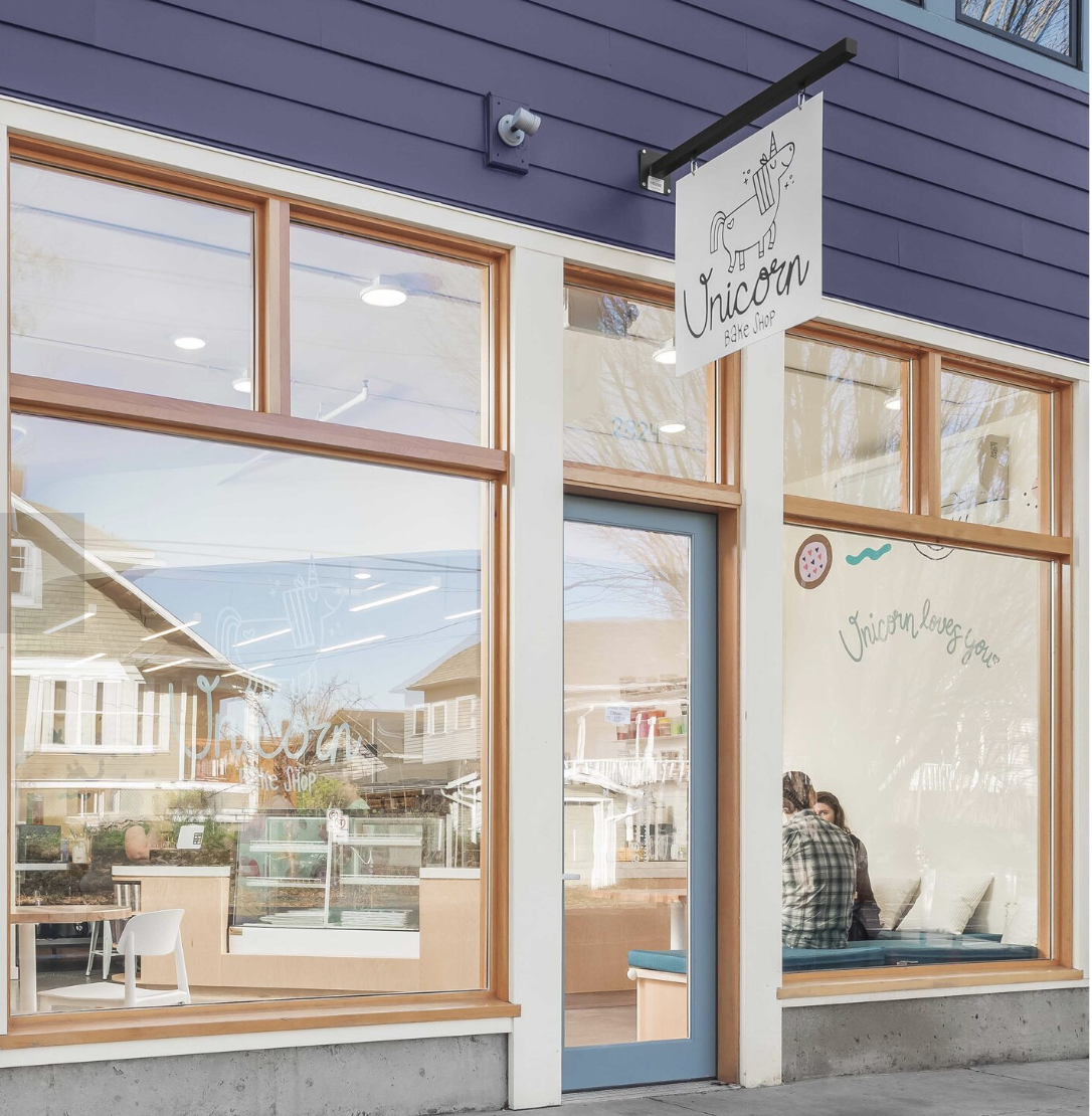 Exterior of the bakery!